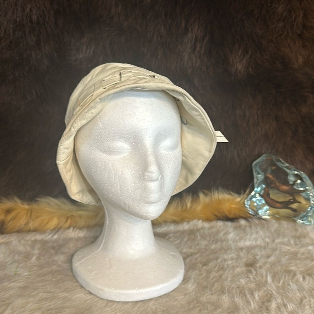Walker Western vintage leather bucket hat (2800)